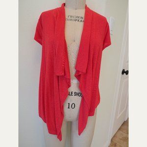 Adrianna Papell,  red, short sleeve, cardigan